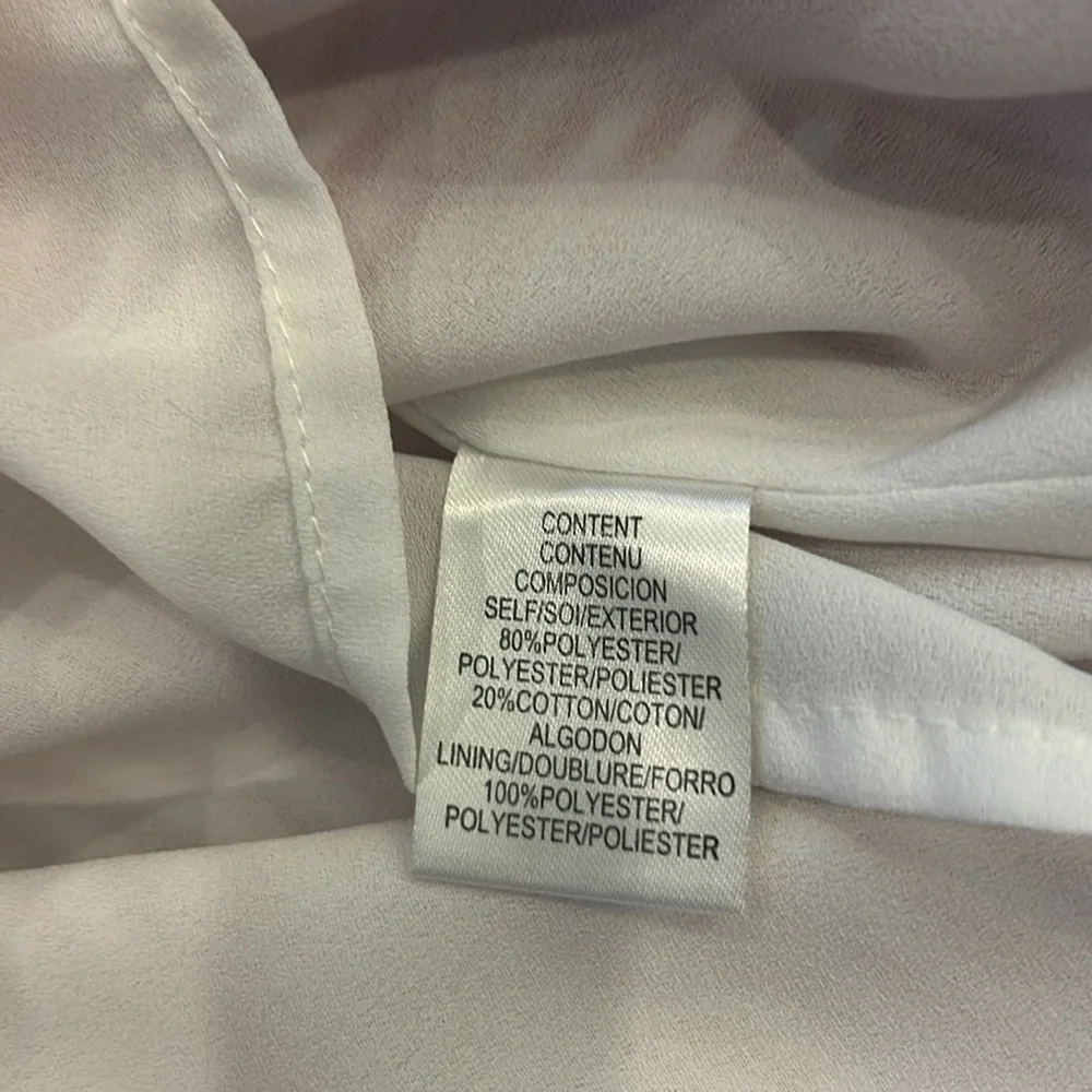 Wayf Asymmetrical Pinstripe Ruffled Skirt Size S - Picture 8 of 10